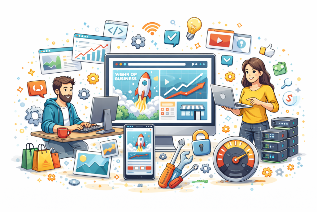 Website Design and Development Services for High-Performance Business Websites