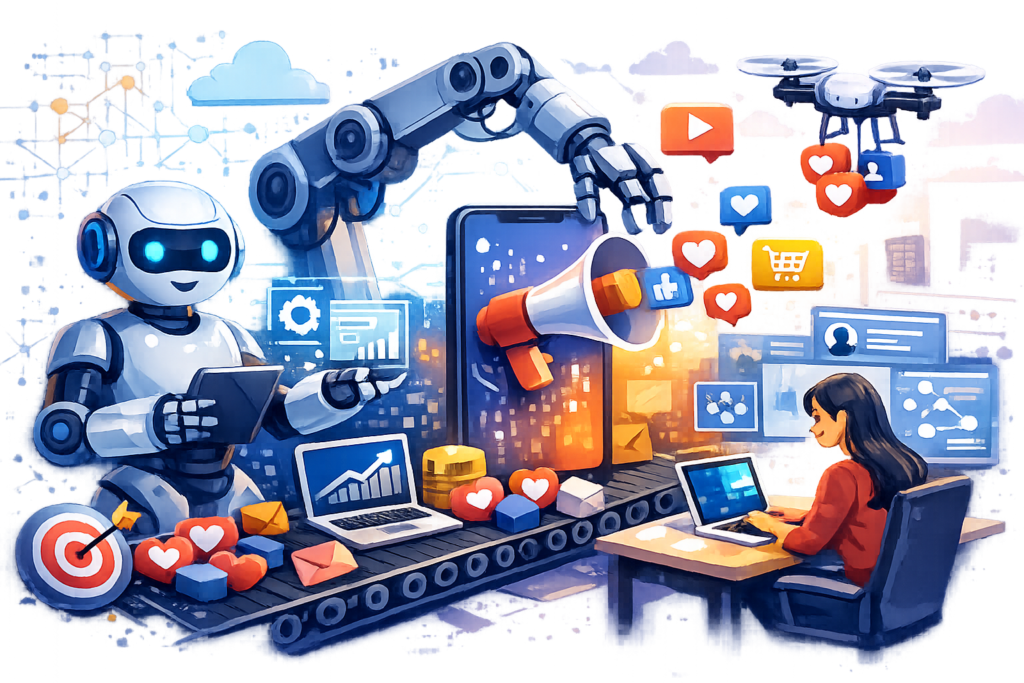 Artificial Intelligence and Automation in Social Media Marketing