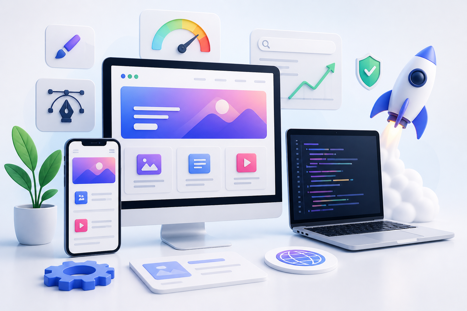 Smart Website Design in 2026: Create Fast, User-Friendly & Google-Optimized Websites