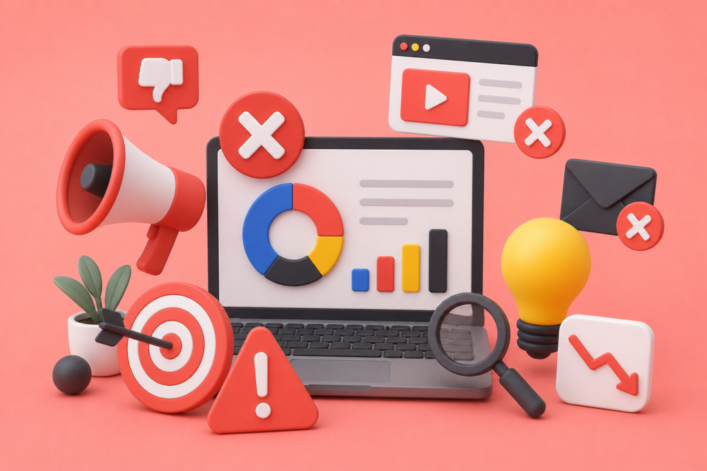 Common Digital Marketing Mistakes Businesses Should Avoid