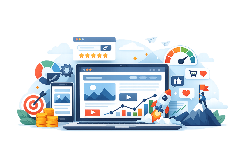 Website Design: The Complete Guide to Creating High-Performing, SEO-Friendly, and Conversion-Focused Websites
