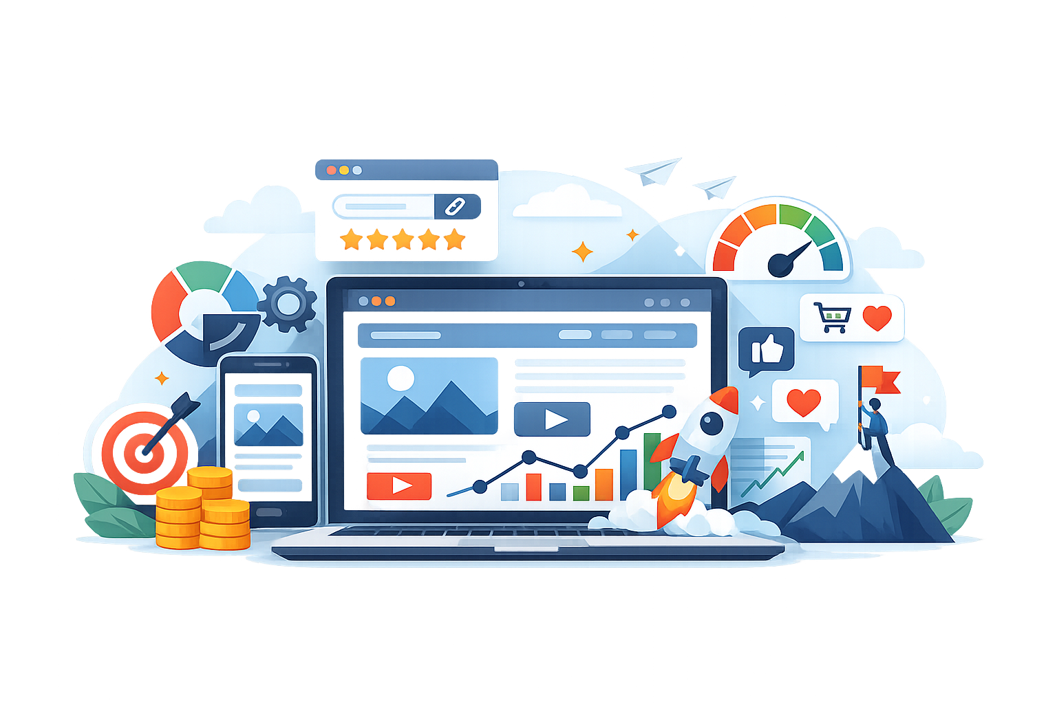 Website Design: The Complete Guide to Creating High-Performing, SEO-Friendly, and Conversion-Focused Websites
