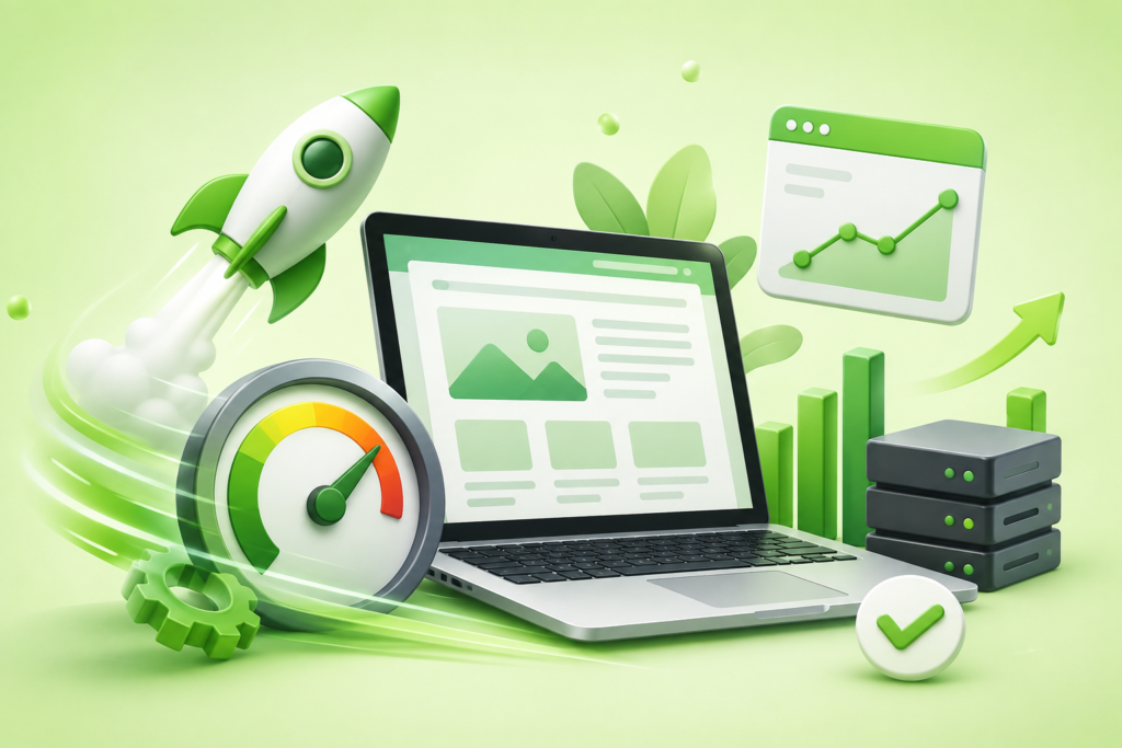 Improving Website Speed, Core Web Vitals, and Technical Performance
