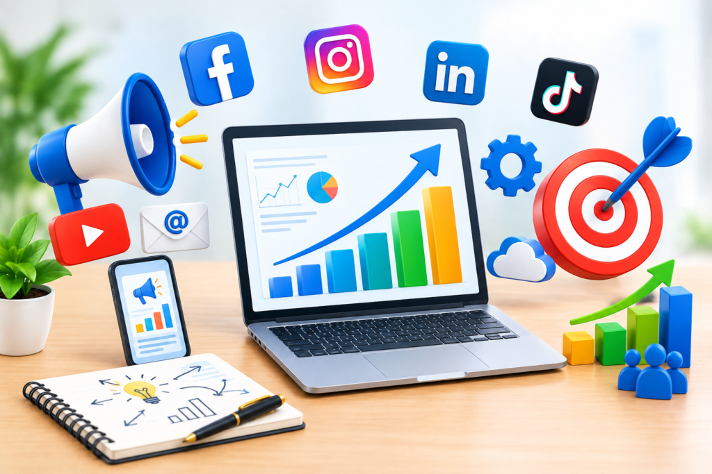 Digital Marketing: The Complete Guide to Building, Scaling, and Optimising a High-Performance Digital Growth Strategy