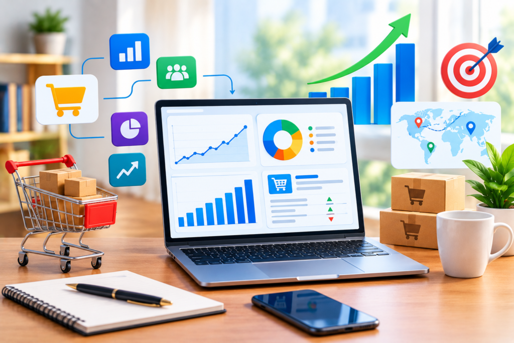 Measuring E-Commerce Performance with Analytics and Business Intelligence