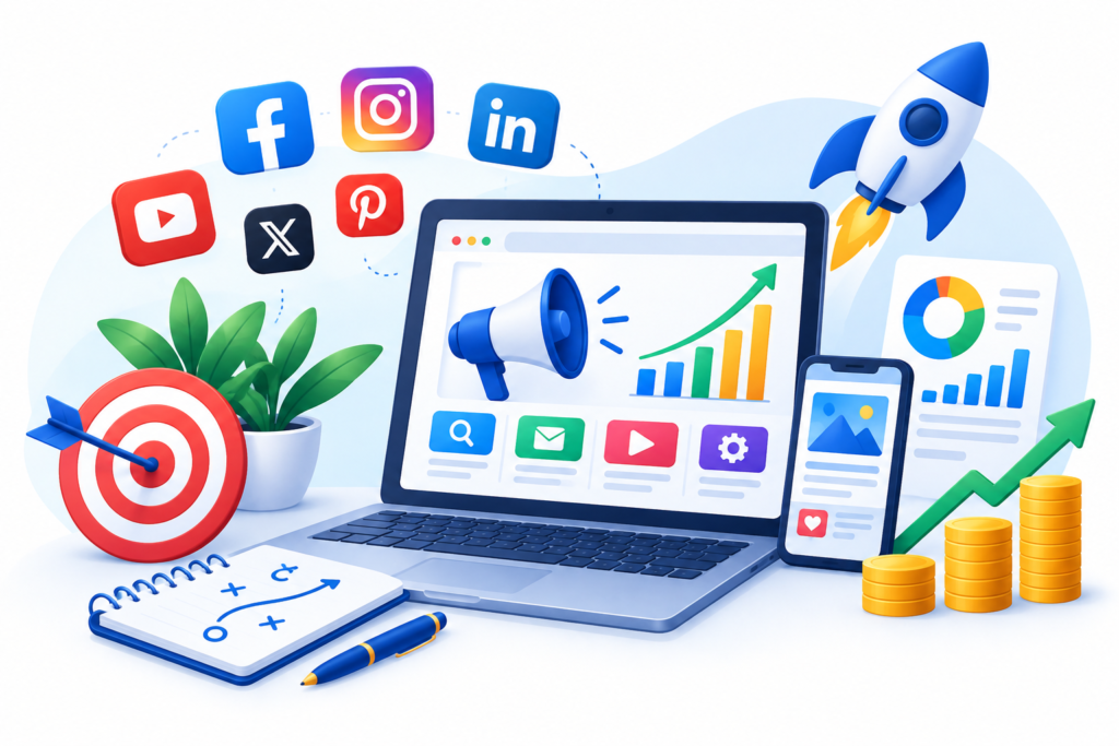 Digital Marketing: The Complete Guide to Building, Optimising, and Scaling Sustainable Business Growth