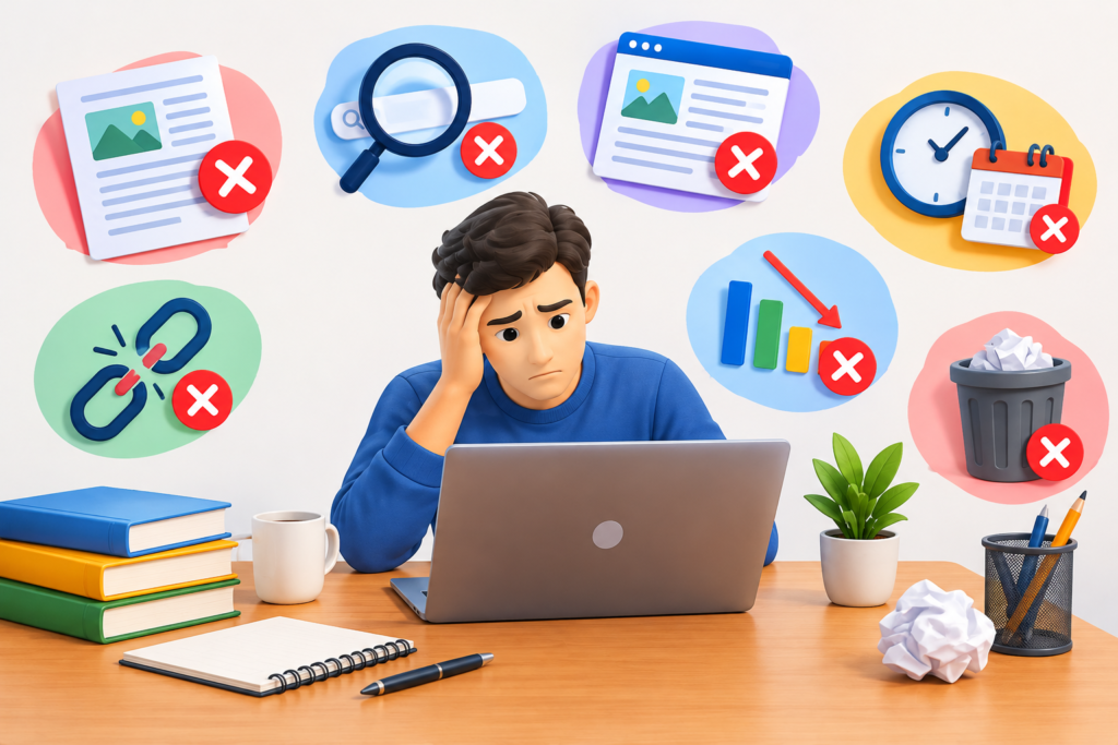 Common Mistakes That Reduce Blog Post Quality and Performance