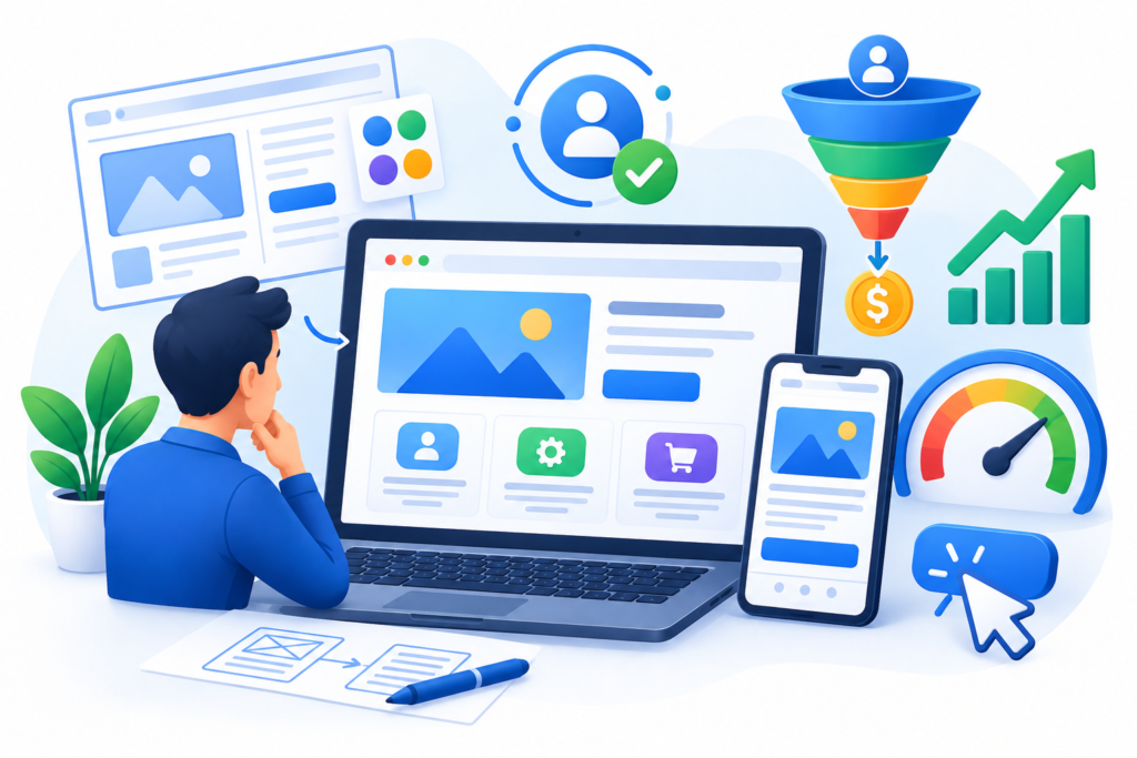 Website Design, User Experience, and Conversion Readiness
